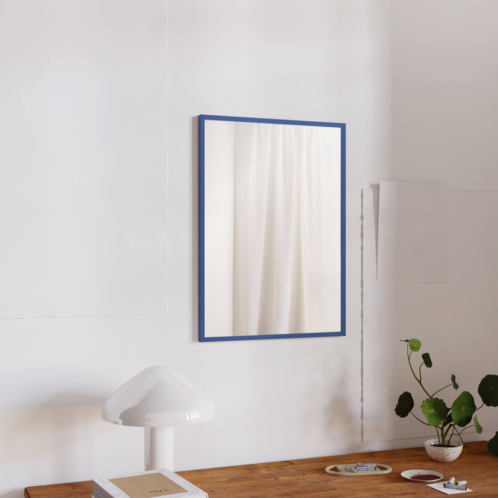 Træspejl - Blue wood